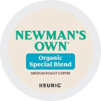 Newman's Own Organics, Special Blend, Single-Serve Keurig K-Cup Pods, Medium Roast, 120 Count (5 Boxes of 24 Pods)