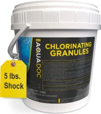 Pool Shock - Super Fast Acting Pool Chlorine Shock Treatment for Shocking Inground Pools and Above Ground Pools - AquaDoc