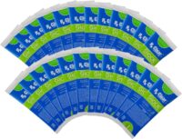 Rx Clear Mega Shock 73% Calcium Hypochlorite, Kills Algae in Swimming Pools One Pound Bags 48 Pack