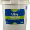 Rx Clear Stabilized Granular Chlorine, One 40-Pound Bucket, Use As Bactericide, Algaecide, and Disinfectant in Swimming Pools and Spas
