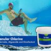 Rx Clear Stabilized Granular Chlorine, One 40-Pound Bucket, Use As Bactericide, Algaecide, and Disinfectant in Swimming Pools and Spas