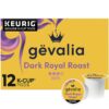 Gevalia Dark Royal Roast K-Cup Coffee Pods (72 Pods (6 Boxes of 12))