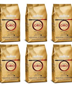 Lavazza Qualità Oro Whole Bean Coffee Blend, Medium Roast, 2.2-Pound Bag (Pack of 6)