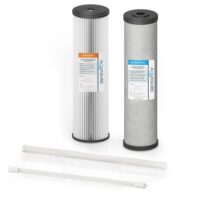 AQUASURE AF-CP-QUV18 Quantum Series Multi-Stage Complete Water Filter Cartridge Replacement Kit - Sediment, Carbon, UV Replacement Lamp