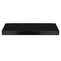 Broan-NuTone BCSD136BL Glacier BCSD 36 in. 300 Max Blower CFM Convertible Under-Cabinet Range Hood with Light and Easy Install System in Black