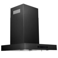 ZLINE Kitchen and Bath BSKEN-24 24 in. 400 CFM Convertible Vent Wall Mount Range Hood in Black Stainless Steel