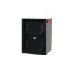dVault DVJR0060-1 Weekend Away Vault Black Post/Column Mount Secure Mailbox