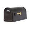 Special Lite Products SCC-1008-BLK Classic Black Post Mount Mailbox