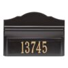 Whitehall 11252 Colonial Wall Mailbox Package #2 (Mailbox and Plaque)
