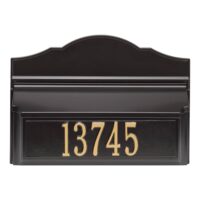 Whitehall 11252 Colonial Wall Mailbox Package #2 (Mailbox and Plaque)