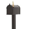Whitehall Products 16320 Premium Black Streetside Mailbox