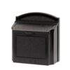 Whitehall Products 16140 Black Wall Mailbox