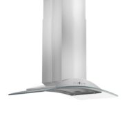 ZLINE Kitchen and Bath GL9i-30 30 in. 400 CFM Convertible Island Mount Range Hood in Stainless Steel and Glass