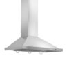 ZLINE Kitchen and Bath KBCRN-36 36 in. 400 CFM Convertible Vent Wall Mount Range Hood with Crown Molding in Stainless Steel