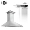 ZLINE Kitchen and Bath KL2CRN-BT-30 30 in. 400 CFM Ducted Vent Wall Mount Range Hood in Stainless Steel with Built-in CrownSound Bluetooth Speakers