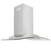 ZLINE Kitchen and Bath KN-30 30 in. 400 CFM Convertible Vent Wall Mount Range Hood with Glass Accents in Stainless Steel