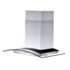 ZLINE Kitchen and Bath KZ-30 30 in. 400 CFM Convertible Vent Wall Mount Range Hood with Glass Accents in Stainless Steel