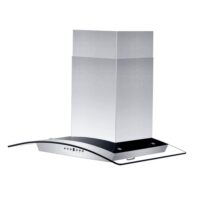 ZLINE Kitchen and Bath KZ-36 36 in. 400 CFM Convertible Vent Wall Mount Range Hood with Glass Accents in Stainless Steel