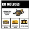 DEWALT DCS577X1 FLEXVOLT 60V MAX 7-1/4 in. Cordless Worm Drive Style Saw with 9.0Ah Battery Kit DEWALT DCS577X1 FLEXVOLT 60V MAX 7-1/4 in. Cordless Worm Drive Style Saw with 9.0Ah Battery Kit