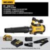 DEWALT DCBL777Y1 FLEXVOLT 60V MAX 157 MPH 760 CFM Brushless Cordless Battery Powered Blower Kit with (1) FLEXVOLT 4 Ah Battery & Charger DEWALT DCBL777Y1 FLEXVOLT 60V MAX 157 MPH 760 CFM Brushless Cordless Battery Powered Blower Kit with (1) FLEXVOLT 4 Ah Battery & Charger