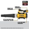 DEWALT DCBL777Y1 FLEXVOLT 60V MAX 157 MPH 760 CFM Brushless Cordless Battery Powered Blower Kit with (1) FLEXVOLT 4 Ah Battery & Charger DEWALT DCBL777Y1 FLEXVOLT 60V MAX 157 MPH 760 CFM Brushless Cordless Battery Powered Blower Kit with (1) FLEXVOLT 4 Ah Battery & Charger