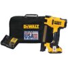 DEWALT DCN701D1 20V MAX Lithium-Ion Cordless Cable Stapler with 2.0Ah Battery, Charger and Bag