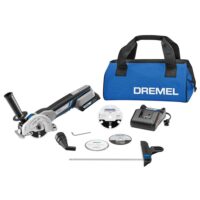 Dremel US20V01+US50001 Ultra-Saw 20-Volt MAX Cordless Compact Saw Tool Kit with Ultra-Saw 4 in. Premium Carbide Wood and Plastic Cutting Wheel