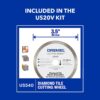 Dremel US20V01+US50001 Ultra-Saw 20-Volt MAX Cordless Compact Saw Tool Kit with Ultra-Saw 4 in. Premium Carbide Wood and Plastic Cutting Wheel Dremel US20V01+US50001 Ultra-Saw 20-Volt MAX Cordless Compact Saw Tool Kit with Ultra-Saw 4 in. Premium Carbide Wood and Plastic Cutting Wheel