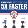 Dremel 4300-9/64 4300 Series 1.8 Amp Variable Speed Corded Rotary Tool Kit with Mounted Light, 64 Accessories, 9 Attachments and Case Dremel 4300-9/64 4300 Series 1.8 Amp Variable Speed Corded Rotary Tool Kit with Mounted Light, 64 Accessories, 9 Attachments and Case