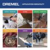 Dremel 4300-9/64 4300 Series 1.8 Amp Variable Speed Corded Rotary Tool Kit with Mounted Light, 64 Accessories, 9 Attachments and Case Dremel 4300-9/64 4300 Series 1.8 Amp Variable Speed Corded Rotary Tool Kit with Mounted Light, 64 Accessories, 9 Attachments and Case