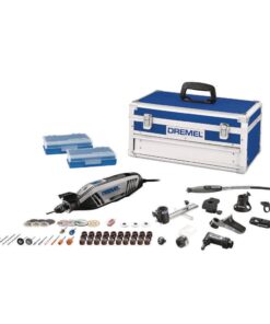 Dremel 4300-9/64 4300 Series 1.8 Amp Variable Speed Corded Rotary Tool Kit with Mounted Light, 64 Accessories, 9 Attachments and Case