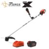ECHO DSRM-2600UR2 eFORCE 56V X Series 17 in. Brushless Cordless Battery String Trimmer/Brushcutter with 5.0 Ah Battery and Rapid Charger