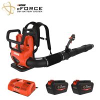 ECHO DPB-5800TD2-2 eFORCE 56V 195 MPH 795 CFM Cordless Battery Backpack Blower w/Tube Throttle & (2) 5.0Ah Batteries & Dual Port Charger
