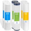 Express Water FLTWH2045CGS2 FLTWH2045CGS2 Carbon ACB GAC Sediment Whole House Replacement Filters Water Filter Cartridge 6-Pack