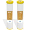 Express Water FLTWH2045K2 Heavy Metal Whole House Replacement Water Filter Cartridge Kinetic Degradation Fluxion 4.5 in. x 20 in. (2-Pack)