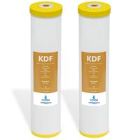 Express Water FLTWH2045K2 Heavy Metal Whole House Replacement Water Filter Cartridge Kinetic Degradation Fluxion 4.5 in. x 20 in. (2-Pack)