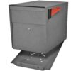 Mail Boss 7105 Locking Post-Mount Mailbox with High Security Reinforced Patented Locking System, Granite
