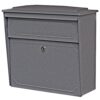 Mail Boss 7171 Townhouse Locking Wall-Mount Mailbox with High Security Reinforced Patented Locking System, Granite