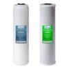 ISPRING F2WGB22BPB 4.5 x 20 in. Whole House Water Filter Replacement Pack Set with Carbon Block & Lead Reducing Cartridges, Fits WGB22B-PB