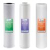 ISPRING F3WGB32BDS 3-Stage Whole House Water Filter Replacement Pack with Sediment, Anti-Scale, and CTO Carbon Block Filter, Fits