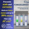 ISPRING F3WGB32BKDS Whole House Water Filter Replacement Pack with Anti-Scale, GAC Pus KDF, and CTO Carbon Block Filter, Fits
