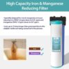 ISPRING F4WGB22BM Whole House Water Filter Set Replacement Pack with Carbon Block and Iron & Manganese Reducing Cartridges, Fits WGB22BM