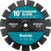 Makita B-69652 10 in. Segmented Rim Dual Purpose Diamond Blade