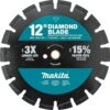 Makita B-69668 12 in. Segmented Rim Dual Purpose Diamond Blade
