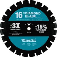 Makita E-02543 16 in. Diamond Blade, Segmented, Dual Purpose
