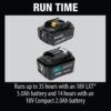 Makita XRM06B 18V LXT Lithium-Ion Cordless Bluetooth Job Site Radio (Tool Only)