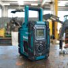 Makita XRM10 18V LXT/12V max CXT Lithium-Ion Cordless Bluetooth Job Site Charger/Radio, Tool Only