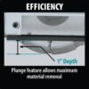 Makita 196846-1 5 in. Dust Extraction Tuck Point Guard