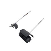 Milwaukee 49-16-2738-49-16-2740 M18 FUEL QUIK-LOK Brush Cutter Attachment and M18 FUEL QUIK-LOK Rubber Broom Attachment (2-Tool)
