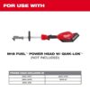 Milwaukee 49-16-2738-49-16-2740 M18 FUEL QUIK-LOK Brush Cutter Attachment and M18 FUEL QUIK-LOK Rubber Broom Attachment (2-Tool)